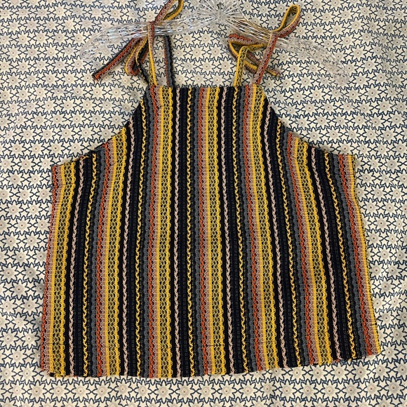 Madewell Texture & Thread Tie-Shoulder Tank Top - Picture 8 of 9